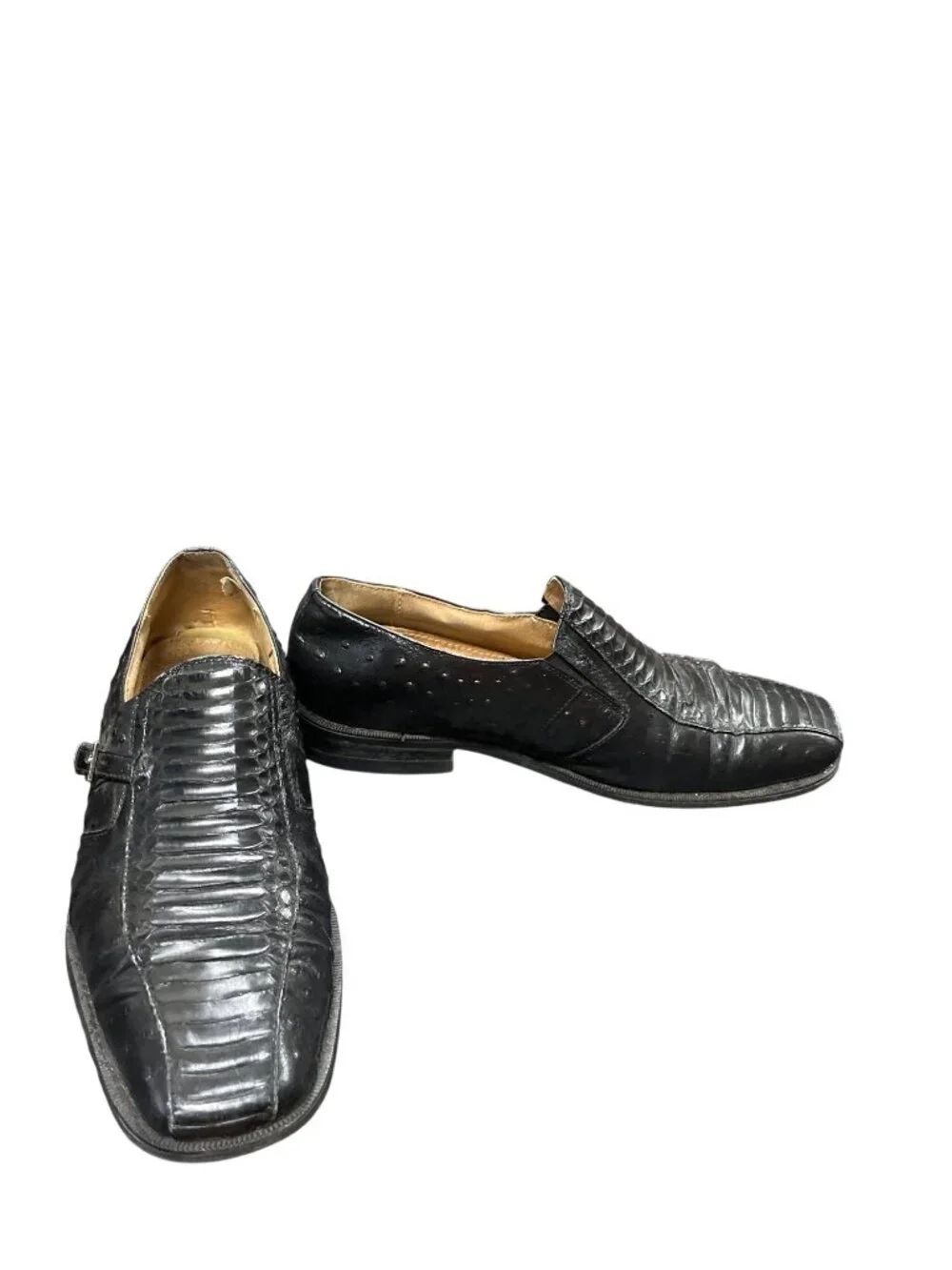 Giorgio Brutini mens brown leather monk strap dress shoes sz 9M SKU 10-553